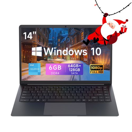 14" Laptop N3350 6GB+192GB SSD Portable Computer Student Pc